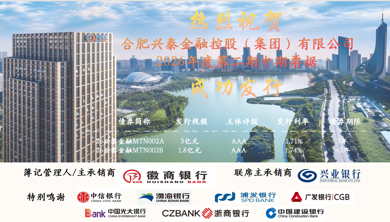 俄罗斯专享会294官网控股2026年第二期中期单据成功刊行